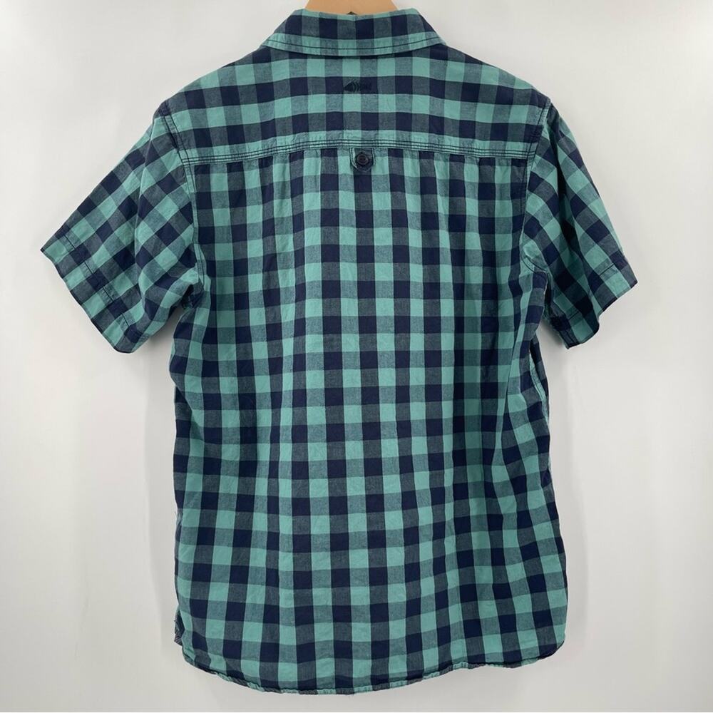 WEIRD FISH Button Down Shirt Small Short Sleeve Buffalo Check Lifestyle Outdoor - Picture 2 of 15